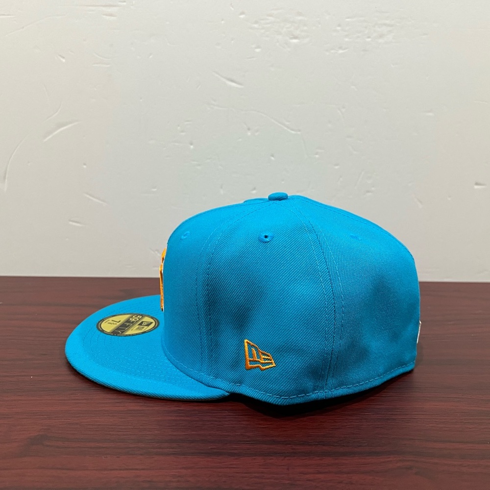 New Era, 59Fifty Fitted Hat, New York Yankees, Blue & Orange - Picture 4 of 10